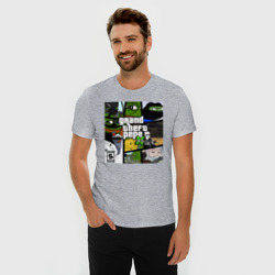 Мужская футболка хлопок Slim Grand Theft Pepe - фото 2