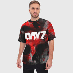 Мужская футболка oversize 3D Dayz blood skull - фото 2