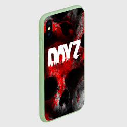 Чехол для iPhone XS Max матовый Dayz blood skull - фото 2
