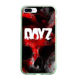 Чехол для iPhone 7Plus/8 Plus матовый Dayz blood skull