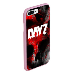 Чехол для iPhone 7Plus/8 Plus матовый Dayz blood skull - фото 2