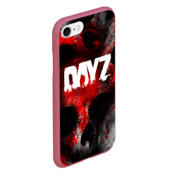 Чехол для iPhone 7/8 матовый Dayz blood skull - фото 2