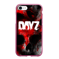 Чехол для iPhone 7/8 матовый Dayz blood skull