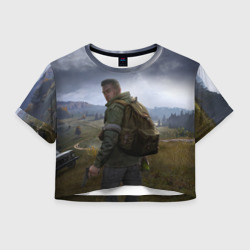 Женская футболка Crop-top 3D DayZ poster Дейзи постер