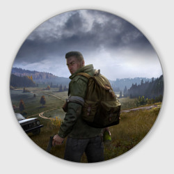 Круглый коврик для мышки DayZ poster Дейзи постер