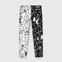Детские леггинсы 3D BTS BT21