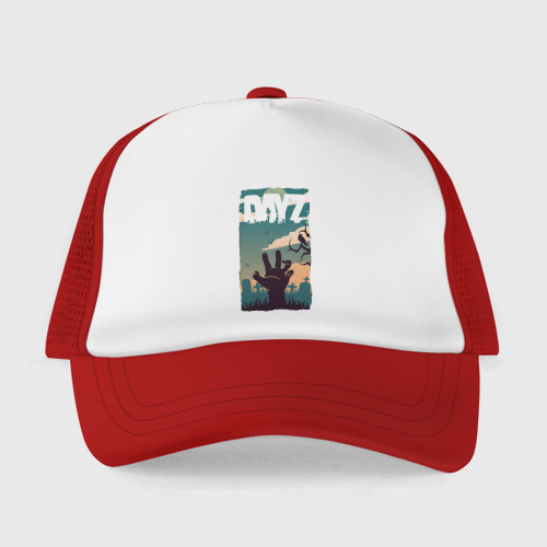 Детская кепка тракер DayZ зомби, цвет красный - фото 2