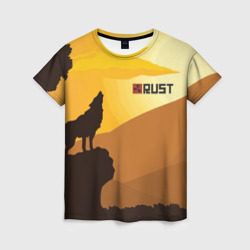 Женская футболка 3D Rust