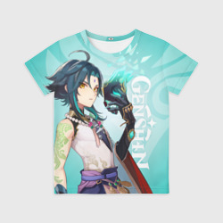 Детская футболка 3D Genshin Impact Сяо