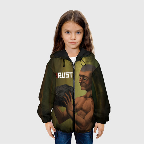 Детская куртка 3D Rust, цвет черный - фото 4