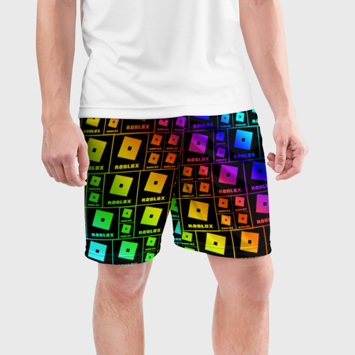 Мужские шорты спортивные Roblox, цвет 3D печать - фото 3