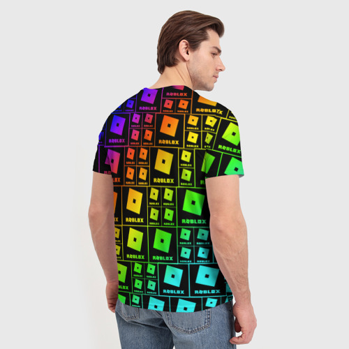 Мужская футболка 3D Roblox, цвет 3D печать - фото 4