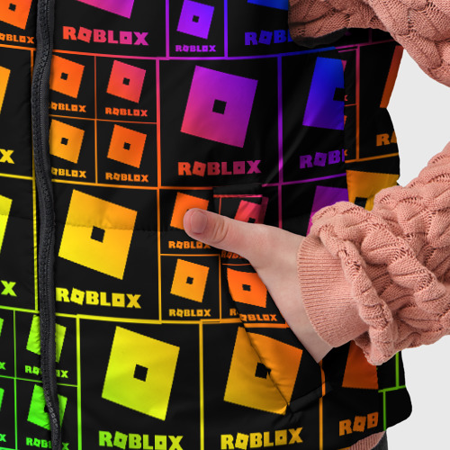 Детский жилет утепленный 3D Roblox, цвет черный - фото 6