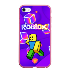 Чехол для iPhone 6/6S матовый Roblox кубы