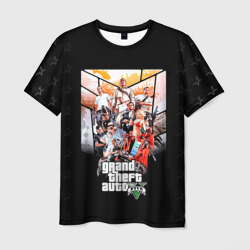 Мужская футболка 3D Grand Theft Auto Five