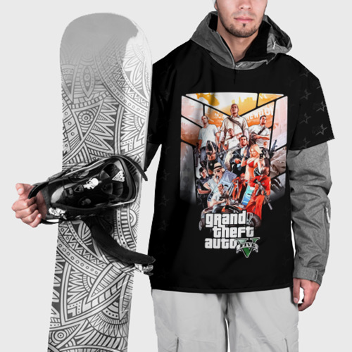 Накидка на куртку 3D Grand Theft Auto Five, цвет 3D печать