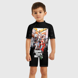 Детский купальный костюм 3D Grand Theft Auto Five - фото 2