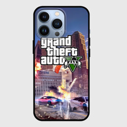 Чехол для iPhone 13 Pro Экшен Grand Theft Auto v
