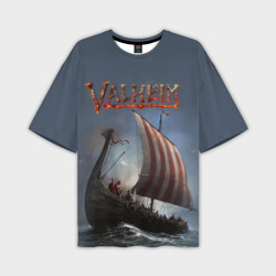 Мужская футболка oversize 3D Valheim