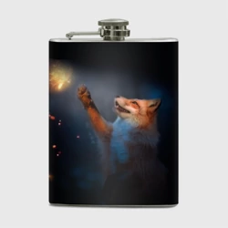 Фляга Лиса и огонек-бабочка