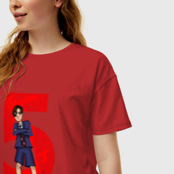 Женская футболка хлопок Oversize Академия Амбрелла - фото 2