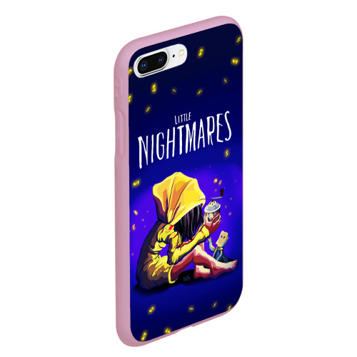 Чехол для iPhone 7Plus/8 Plus матовый Little nightmares, цвет розовый - фото 3