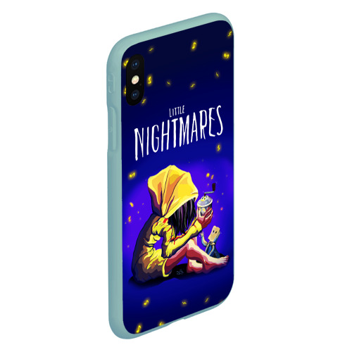 Чехол для iPhone XS Max матовый Little nightmares, цвет мятный - фото 3