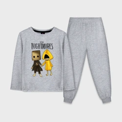 Детская пижама с лонгсливом хлопок Little nightmares
