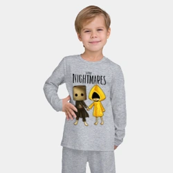 Детская пижама с лонгсливом хлопок Little nightmares - фото 2