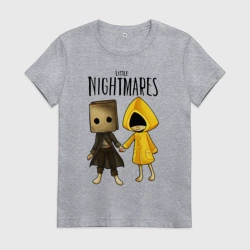 Женская футболка хлопок Little nightmares