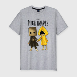 Мужская футболка хлопок Slim Little nightmares