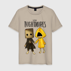 Мужская футболка хлопок Little nightmares