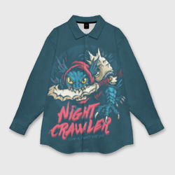 Мужская рубашка oversize 3D Night Crawler Dota 2