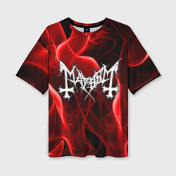 Женская футболка oversize 3D Mayhem