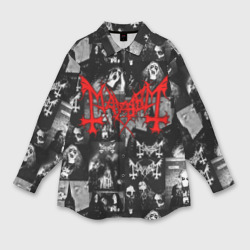 Мужская рубашка oversize 3D Mayhem