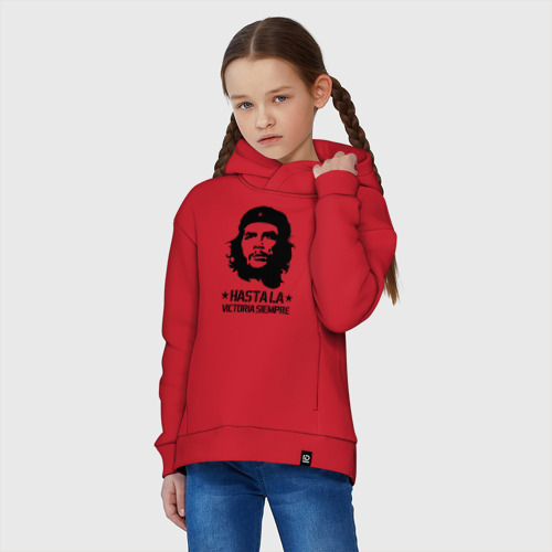 Детское худи Oversize хлопок Che Guevara Че Гевара, цвет красный - фото 3