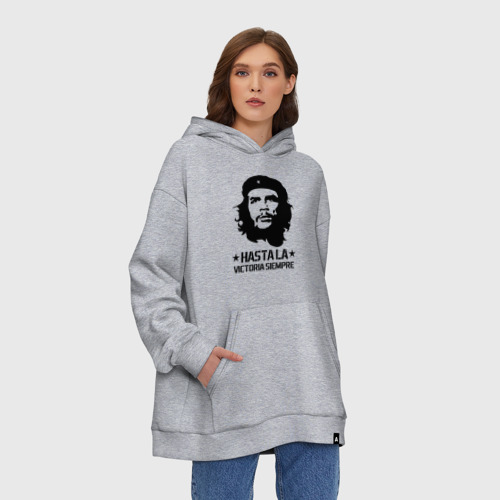 Худи SuperOversize хлопок Che Guevara Че Гевара, цвет меланж - фото 3