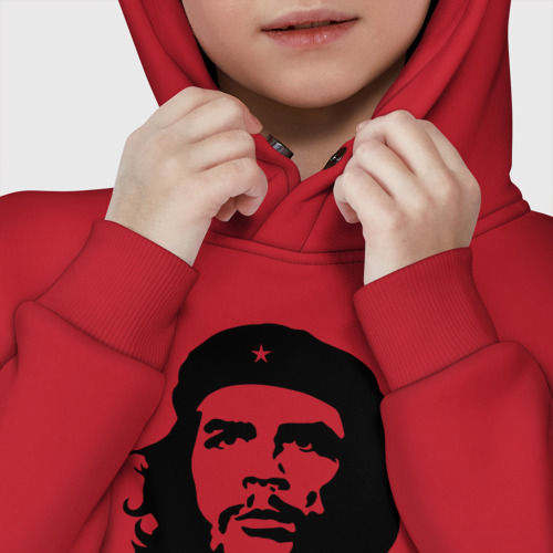 Детское худи Oversize хлопок Che Guevara Че Гевара, цвет красный - фото 7