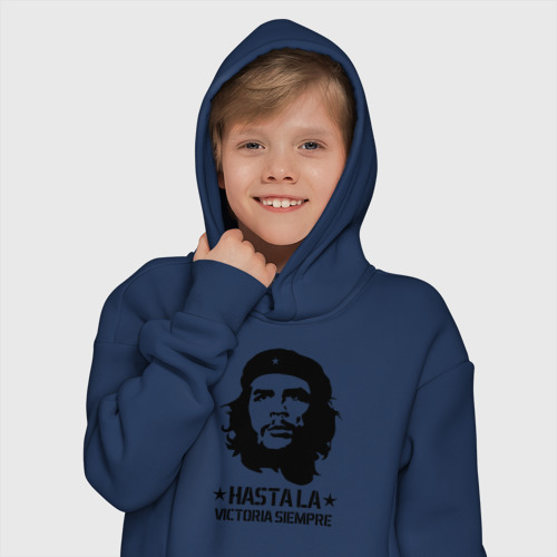 Детское худи Oversize хлопок Che Guevara Че Гевара, цвет темно-синий - фото 12