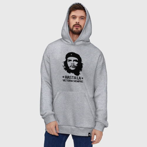 Худи SuperOversize хлопок Che Guevara Че Гевара, цвет меланж - фото 5