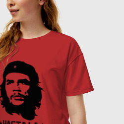 Женская футболка хлопок Oversize Che Guevara Че Гевара - фото 2