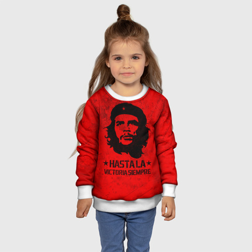 Детский свитшот 3D Che Guevara Че Гевара, цвет 3D печать - фото 7