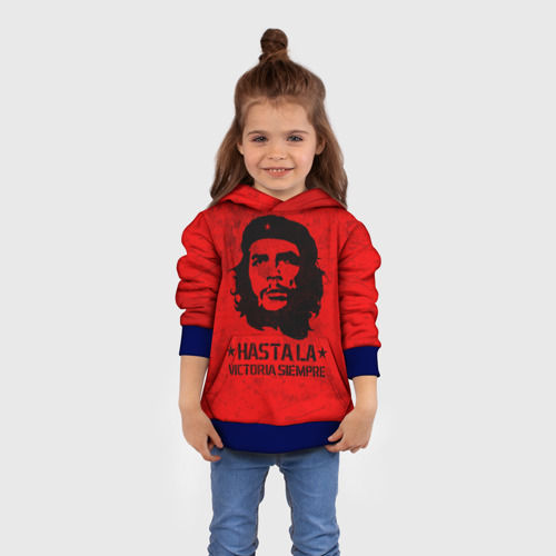 Детская толстовка 3D Che Guevara Че Гевара, цвет синий - фото 4