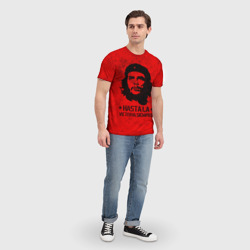 Футболка с принтом Che Guevara Че Гевара для женщины, вид на модели спереди №3. Цвет основы: белый