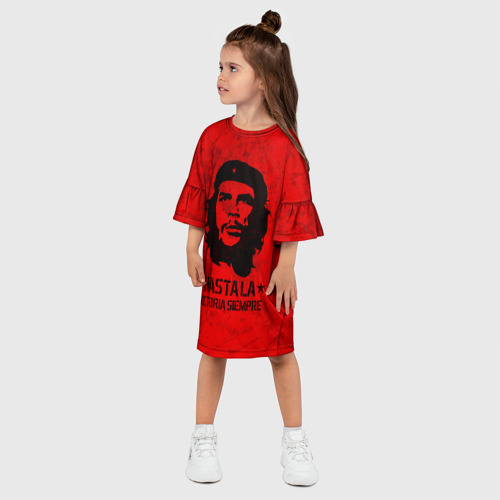 Детское платье 3D Che Guevara Че Гевара, цвет 3D печать - фото 3