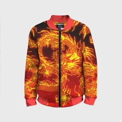 Детский бомбер 3D Дракон