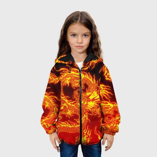 Детская куртка 3D Дракон, цвет черный - фото 4