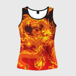 Женская майка 3D Дракон