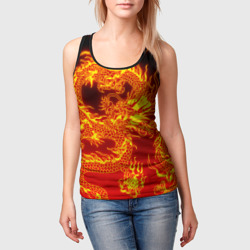 Женская майка 3D Дракон - фото 2