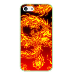 Чехол для iPhone 5/5S матовый Дракон